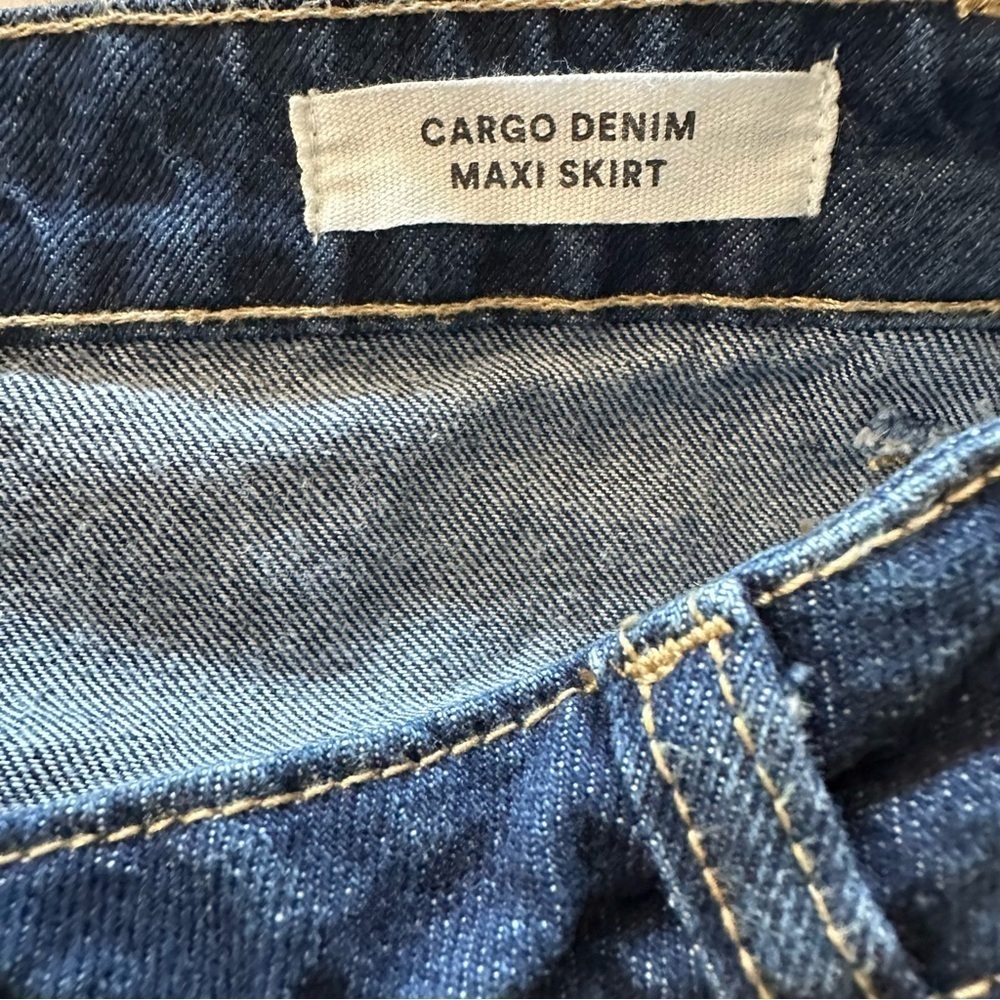 Cotton On Dark Blue Maxi Skirt - Picture 4 of 5